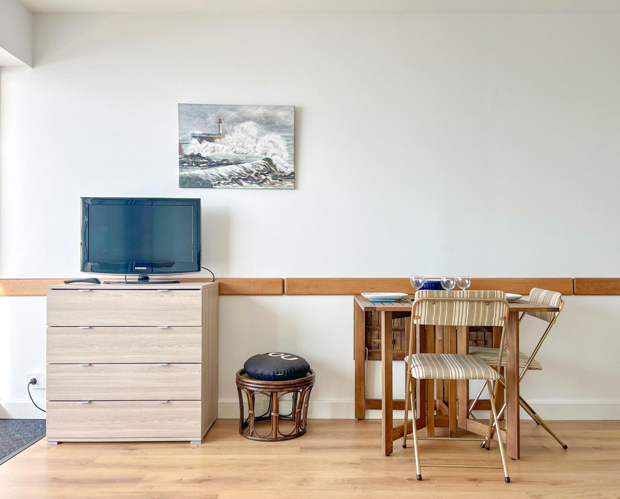 Joli Appartement Avec Vue Imprenable Sur La Baie Des Sables - 4 Pers Les Sables-dʼOlonne Esterno foto