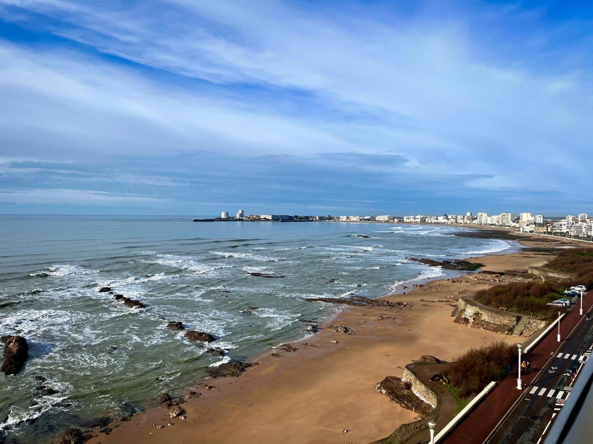 Joli Appartement Avec Vue Imprenable Sur La Baie Des Sables - 4 Pers Les Sables-dʼOlonne Esterno foto