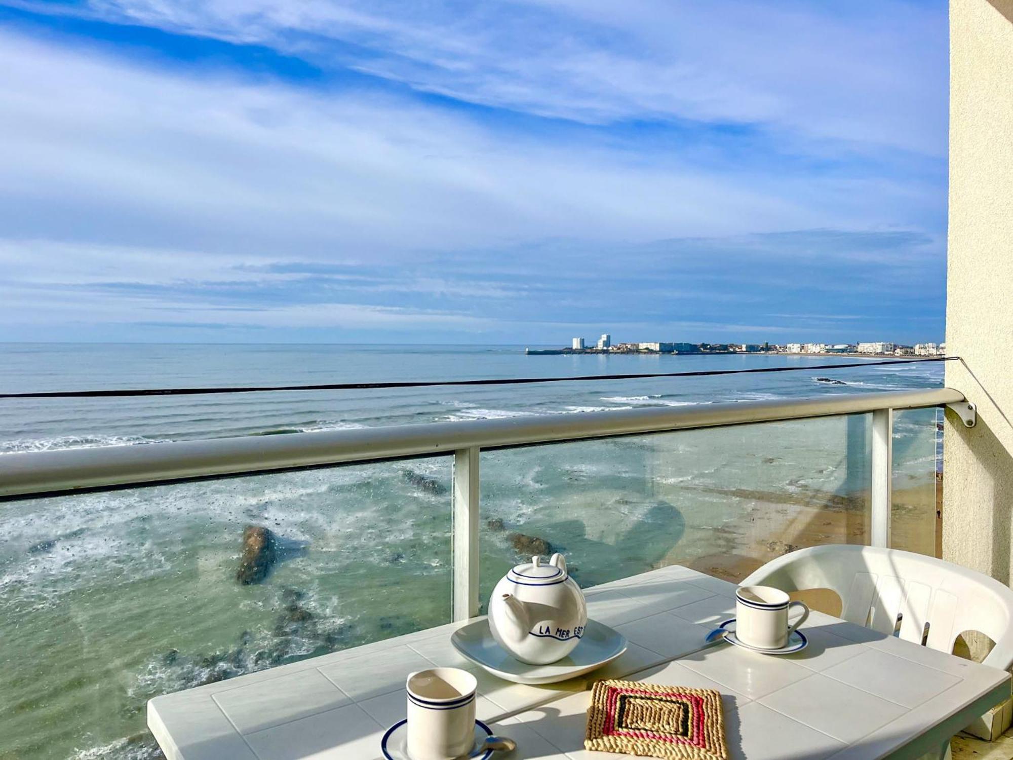 Joli Appartement Avec Vue Imprenable Sur La Baie Des Sables - 4 Pers Les Sables-dʼOlonne Esterno foto